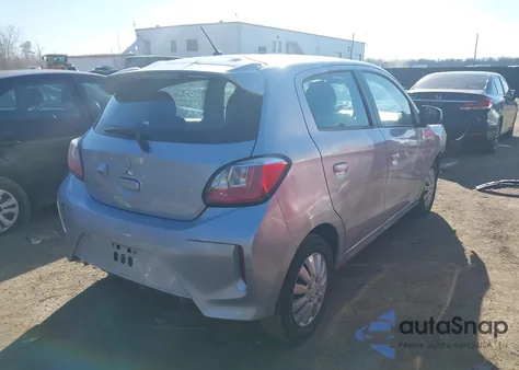 2021 Mitsubishi Mirage Es из США, поврежденный, VIN ML32AUHJ0MH009267